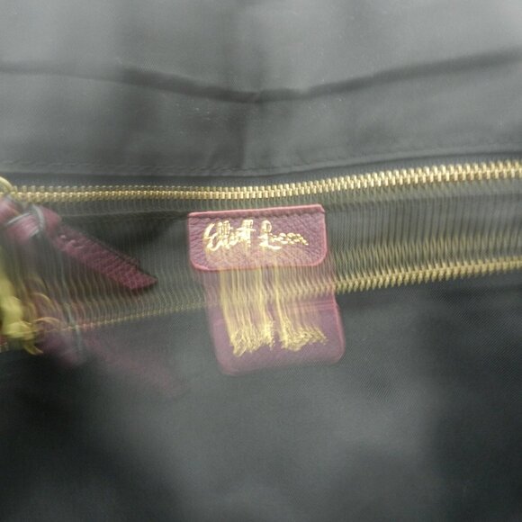 Elliott Lucca perforated purple Leather Crossbody bag purse clutch Convertible - Picture 11 of 12